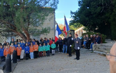 Commémoration du 11 novembre et partage du repas organisé par l&rsquo;UNC