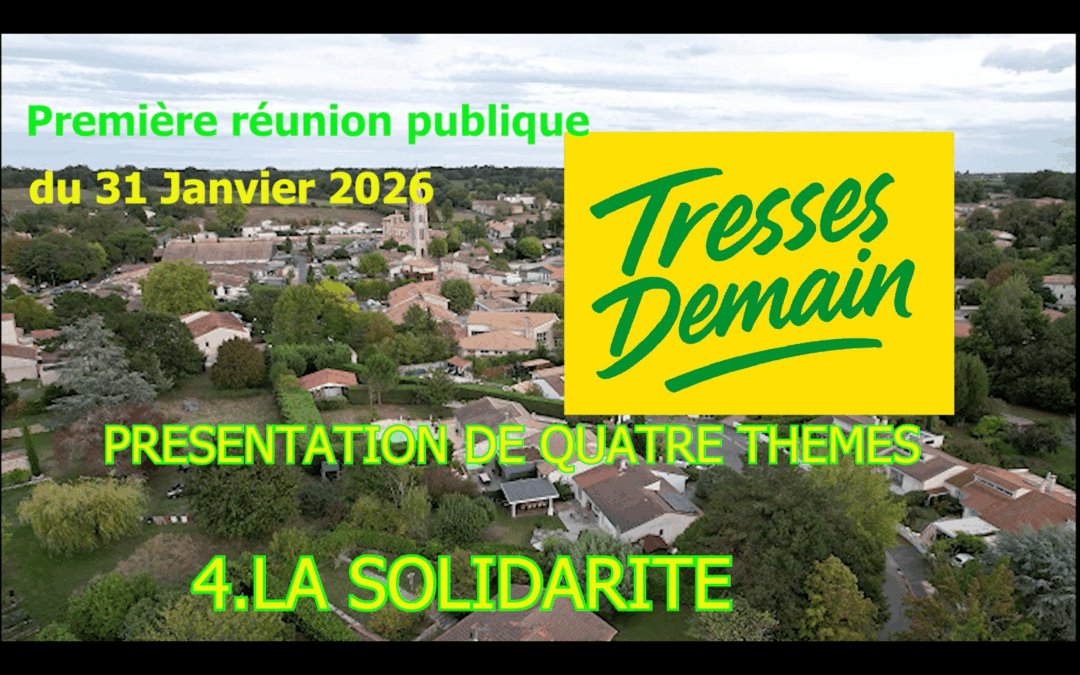 Vidéo 5 : La solidarité, les actions sociales