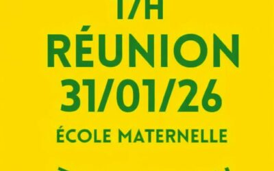 1ère Réunion publique